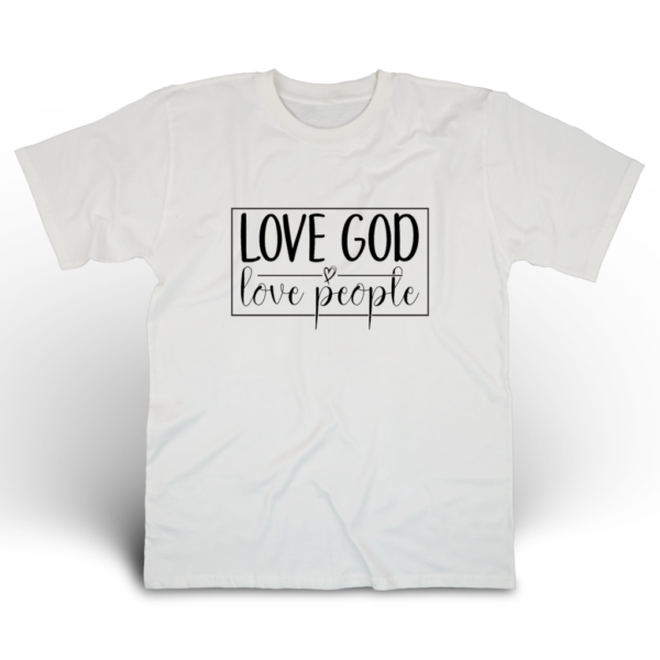 05 LOVE GOD LOVE PEOPLE- Gildan T-Shirt DryBlend 50/50