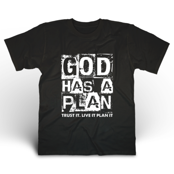 09 GOD HAS A PLAN - Gildan T-Shirt DryBlend 50/50